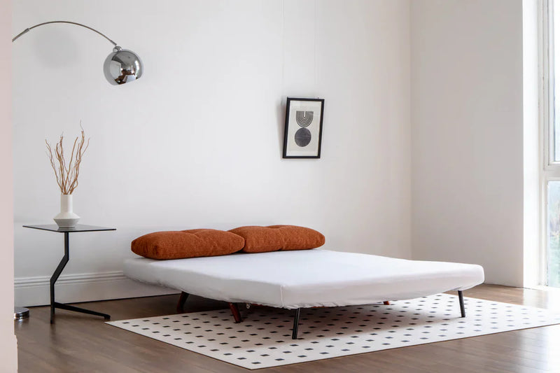 雙人布藝梳化床