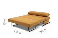 Quiesa Armless Sofa Bed